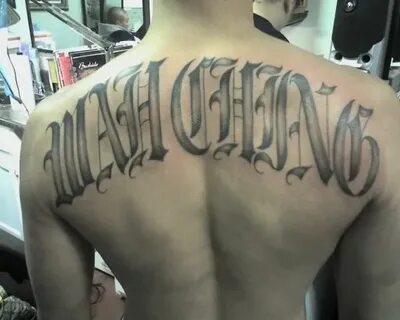Wah Ching Gang, Los zetas, Gang tattoos
