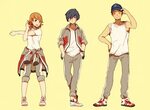 Yukari Takeba, Minato Arisato, Junpei Iori, Persona 3, Sport