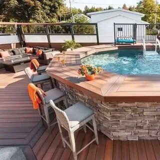 20+ Epic Above Ground Pool With Deck Ideas 2022) Backyard po