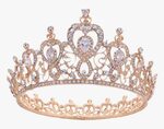 Transparent Tiara Clipart - Rose Gold Crown Png, Png Downloa