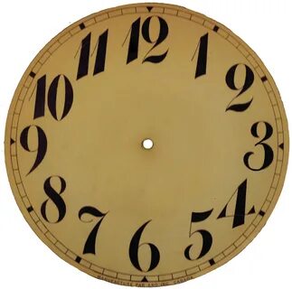 Clock Face Clipart - Vintage Clock Face Printable - (1600x15