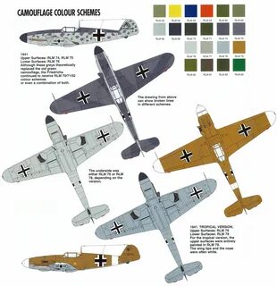 Цветовые вариации камуфляжа искусства luftwaffe Luftwaffe, C
