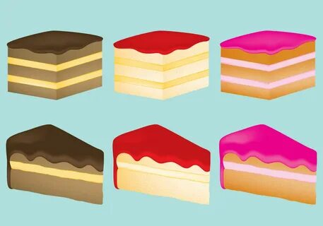 Cake Slices 98136 Vector Art at Vecteezy