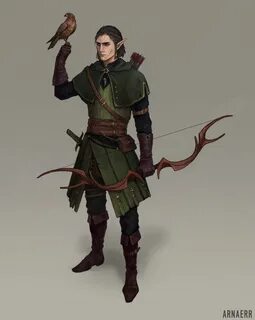 ArtStation - Glanmor, arnaerr ` Elf ranger, Character art, E