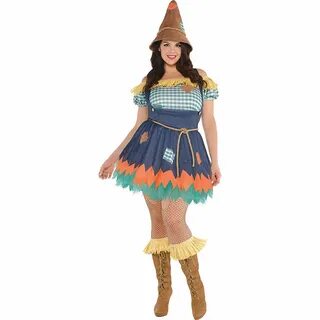 Adult Scarecrow Costume Plus Size - The Wizard of Oz Party C