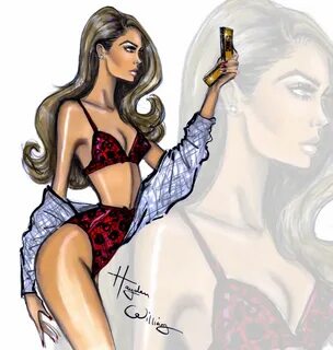 Hayden Williams Fashion Illustrations 'Flawless Reflection' 