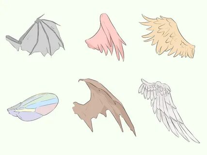 How to Draw Anime Wings: 10 Steps (with Pictures) - wikiHow