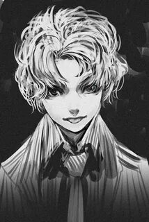 Drawing Handsome Curly Hair Anime Boy - Feinig Keitenallerle
