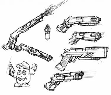 Ohhhh. Guns, guns, guns! Robocop redesign - Andrew Tober