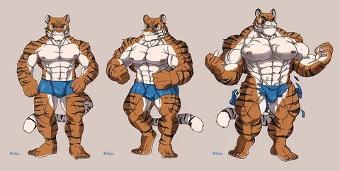 Tiger muscle growth by Ark-Alpha -- Fur Affinity dot net