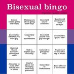 Bisexual Bingo B i s e x u a l i t y Amino