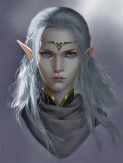 Nenil âr Lútphen - High elf mage princess RPG character Elve