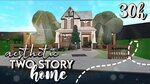 Roblox Bloxburg: Aesthetic Two-Story Home (Exterior) House B