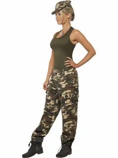 Camo Army Costume - Fancy Dress and Party