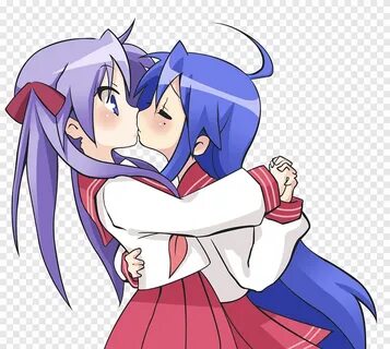 Konata Izumi Karakter Lucky Star Anime, Anime, ungu, mamalia