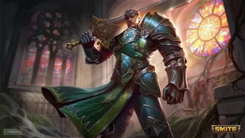 King Arthur SMITE, hendry iwanaga on ArtStation at https://w