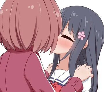 Safebooru - 2girls age difference black hair blush brown hai