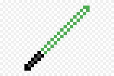 Green Lightsaber - Darth Sidious Pixel Art, HD Png Download 