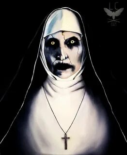 The Conjuring 2 The Nun Oil Painting Print Etsy