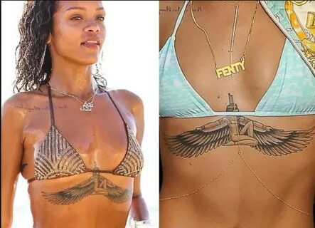 Rihanna татуировки (79 фото)