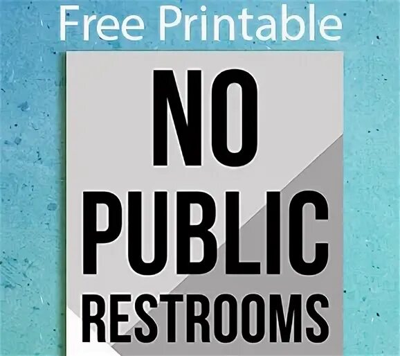 No Public Restrooms Sign Restroom Bathroom Bathrooms Private