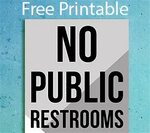 No Public Restrooms Sign Restroom Bathroom Bathrooms Private