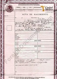 √ 20 Mexican Birth Certificate Template ™ Dannybarrantes Tem