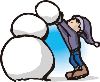 Snowman Building Clip Art - Snowman Building Clip Art - (183