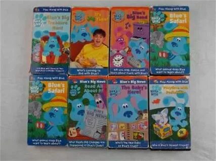 Blues Clues Lot Of 3 Vhs Nick Jr Nickelodeon - Madreview.net