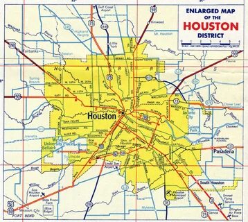Map of Houston - Road Map of Houston - Satellite Images of H