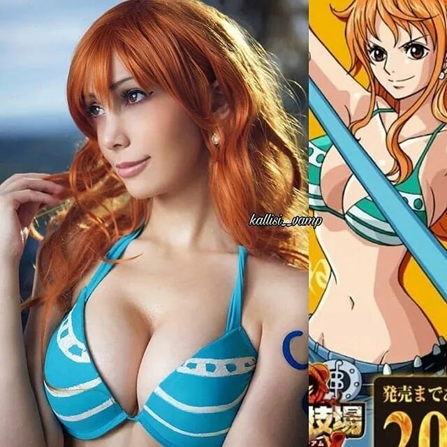 Wooow Nami, hermoso cosplay y hermosa chica 😍 😍 😍 😍....#onepiece #namio...