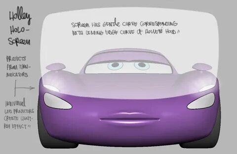 Cars 2 Character Design: Holley Shiftwell
