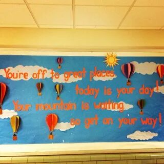 Mackrille PTA bulletin board- You're off to great places, to