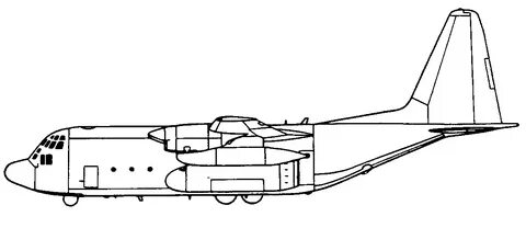 Clipart Of C130J