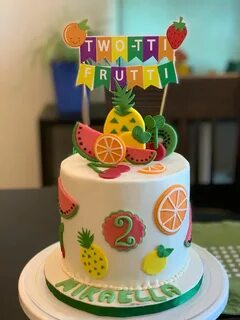 Tutti Frutti Cake Fruit birthday party, Tutti frutti birthda