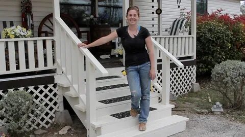 Building Front Porch Steps - YouTube