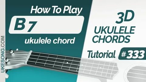 B7 ukulele chord Ukulele chords, Ukulele, Ukulele tutorial