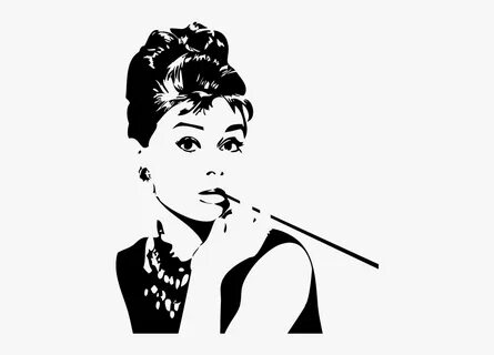 Audrey Hepburn Silhouettes , Transparent Cartoon, Free Clipa