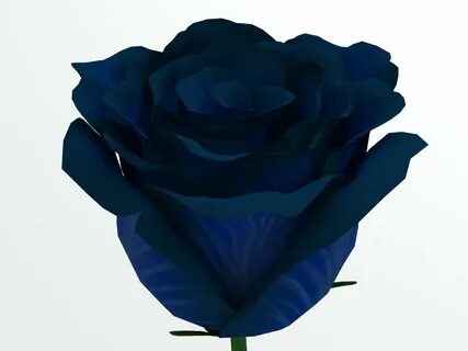 rose blue 3D Модель in Цветы 3DExport