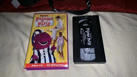 Opening And Closing To Barney's Pajama Party 2001 VHS Side L