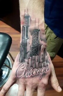 Skyline Chicago skyline tattoo, Chicago tattoo