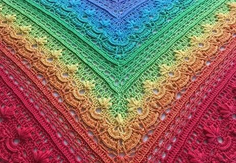 Georgia Shawl pattern by Kirsten Bishop Crochet shawls and w