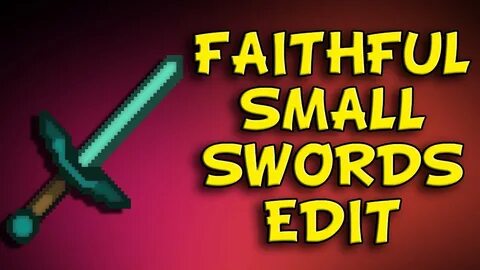 Minecraft PvP Texture Pack - Faithful Small Swords Edit Poti