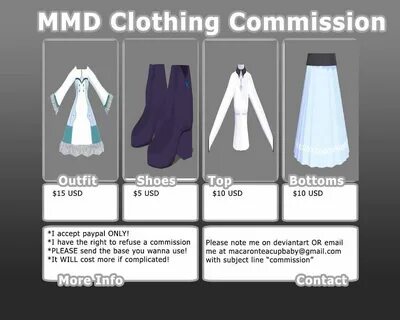 MMD Clothing Commission (info) MMD Amino