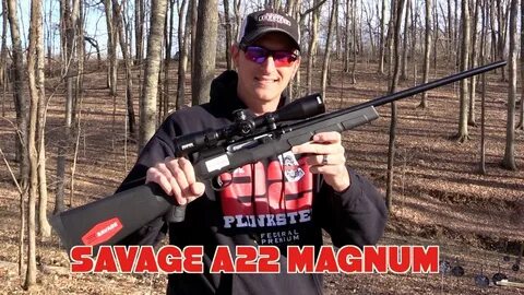 Savage A22 Magnum : Rifle Review - YouTube