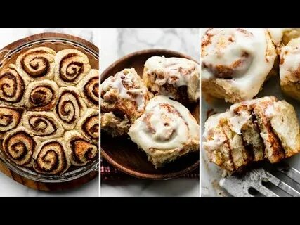 No Yeast Cinnamon Rolls Sally's Baking Recipes - YouTube