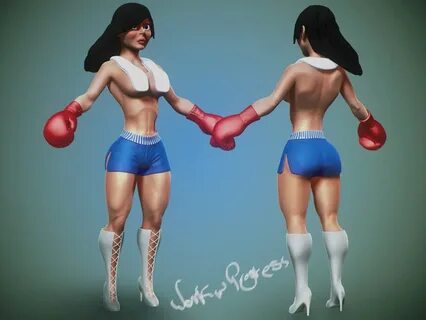 Zbrush - Boxing Girl by jeffsims 3D CGSociety