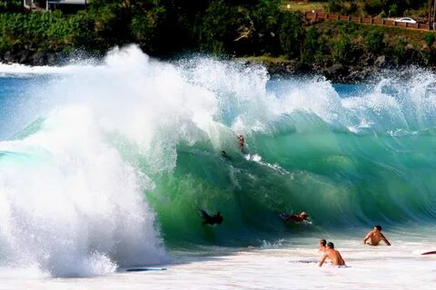 Waimea Shorebreak SURFLINE.COM #waimea #hawaii #surfline Han