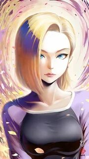 Android 18 (by: Kanchiyo@DeviantArt) - Visit now for 3D Drag