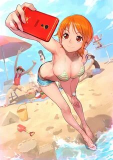 Yande_re on Twitter: "Short hair Nami! by Gorgeous Mushroom 